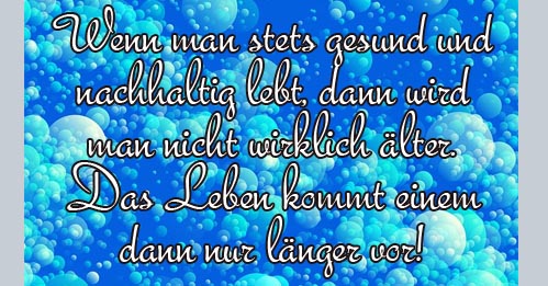 Spruch zum Nachdenken zum 50. Geburtstag