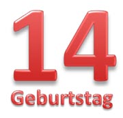 14. Geburtstag Glückwünsche