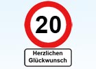 20. Geburtstag Glückwünsche