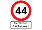 Glückwünsche zum 44. Geburtstag