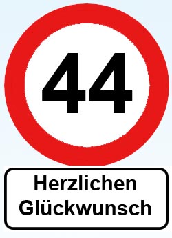 44. Geburtstag