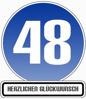 48. Geburtstag Glückwünsche