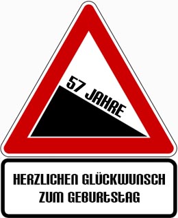 57. Geburtstag Glückwünsche