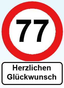 77. Geburtstag