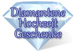 Diamantene Hochzeit Geschenkidee