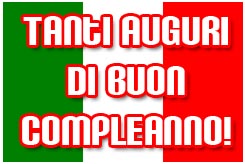 Geburtstagsgruß auf italienisch