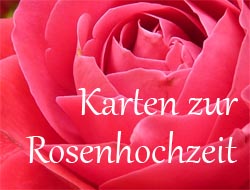 Rosenhochzeit Karten zum Ausdrucken