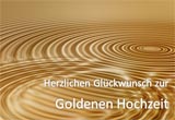 Goldene Hochzeit Karte als Vorlage